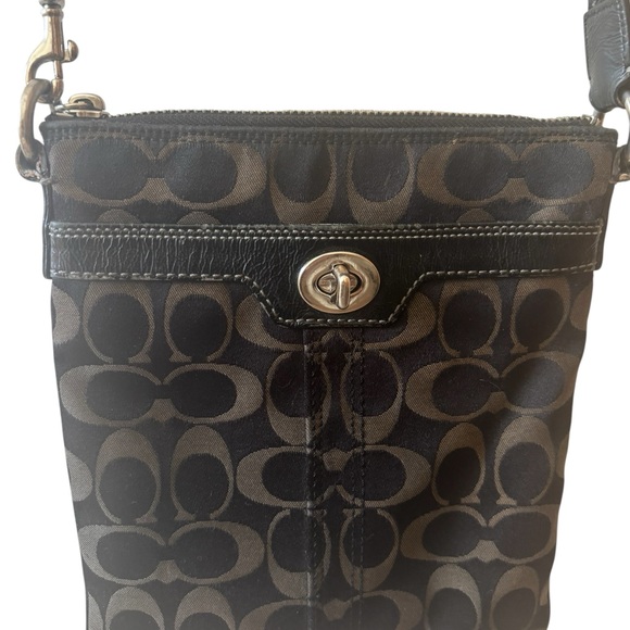 Coach Black and brown Crossbody purse - Picture 2 of 6